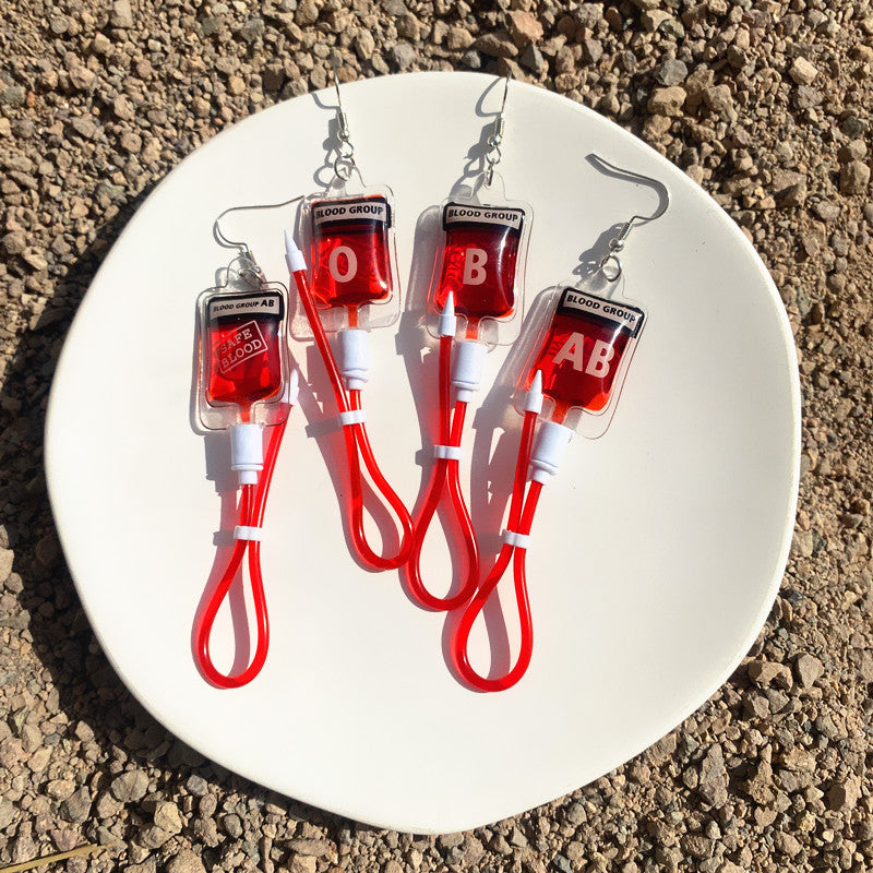 Wholesale Simulation Plasma Resin Earrings